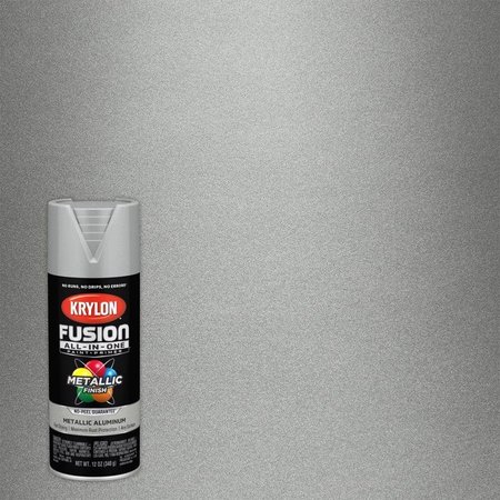 SHORT CUTS Krylon Fusion All-In-One Metallic Aluminum Paint+Primer Spray Paint 12 oz K02766007